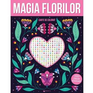 Magia florilor, 1000 strasuri autocolante imagine