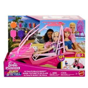 Vehicul de plaja Barbie Mysteries, Beach Detectives, Ultimate Beach Buggy, JFV68 imagine