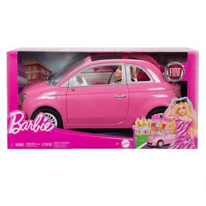 Papusa cu masinuta, Barbie in masina, Fiat 500, HRG59 imagine