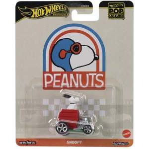 Masina metalica, Hot Wheels Premium, Pop Culture, Peanuts, Snoopy, JBL84 imagine