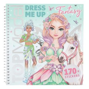 Carte cu stickere, Depesche, TopModel, Dress Me Up, Fantasy imagine