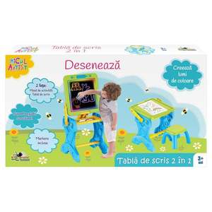 Tabla de scris 2 in 1 Micul Artist imagine