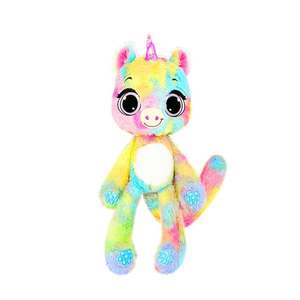 Jucarie mini de plus parfumata, Bubble Pops, S1, Raspberry Burst Unicorn, 23 cm imagine