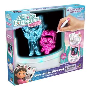 Set creativ de animatii luminoase, Gabbys Dollhouse, Glow Pad Action imagine