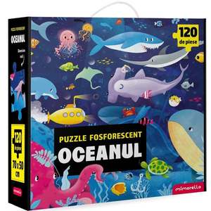 Puzzle fosforescent, Mimorello, Oceanul, 120, piese imagine