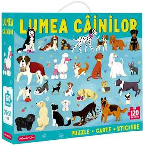 Puzzle Mimorello, Lumea Cainilor, 120 piese imagine