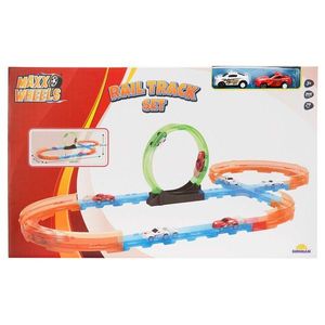 Set pista de curse cu 2 masinute, Maxx Wheels, Loop imagine