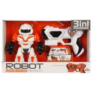 Robot interactiv 3 in 1 cu pistol, Sunman, Dominator imagine