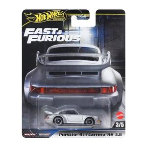 Masinuta Fast and Furious, Hot Wheels, Porsche 911 Carrera RS 3.8, JBM03 imagine