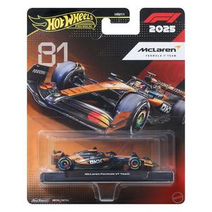 Masinuta metalica de curse, Hot Wheels, Formula 1, McLaren Formula 1 Team (#81), JKD81 imagine