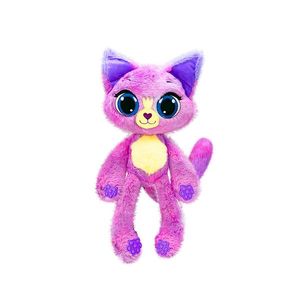 Jucarie mini de plus parfumata, Bubble Pops, S1, Grape Glee Kitty, 23 cm imagine