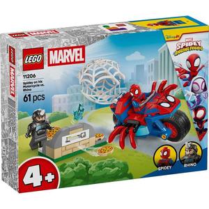 LEGO® Spidey - Spidey pe motocicleta vs Rhino (11206) imagine