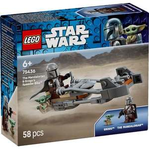 LEGO® Star Wars - Motocicleta rapida a lui Mandalorian si Grogu (75436) imagine