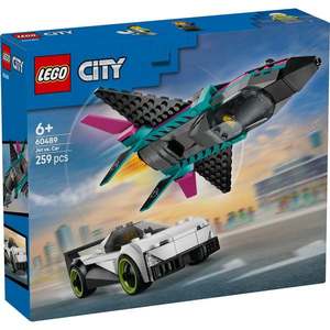 LEGO® City - Avion cu reactie vs masina (60489) imagine