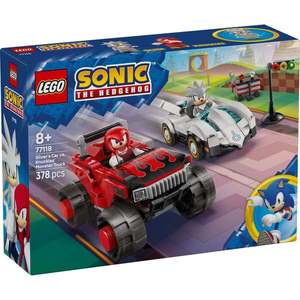 LEGO® Sonic The Hedgehog - Masina lui Silver vs Camionul gigant al lui Knuckles (77118) imagine