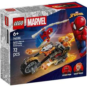 LEGO® Super Heroes - Omul Paianjen vs Calaretul fantoma pe motocicleta (76335) imagine
