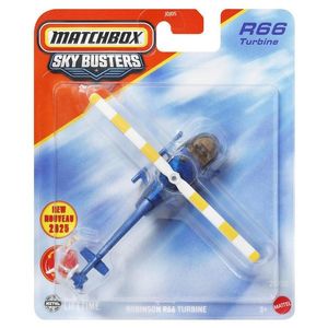 Elicopter metalic, Matchbox, Sky Busters, Robinson R66 Turbine, JCM81 imagine