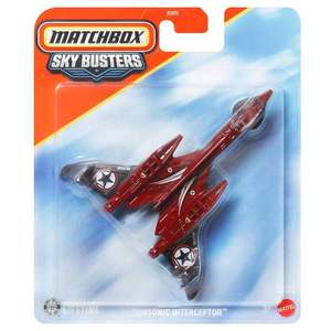 Avion metalic, Matchbox, Sky Busters, Subsonic Interceptor, JJW24 imagine