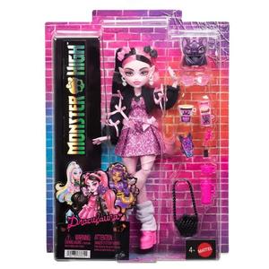Papusa cu animal de companie, Monster High, Draculaura Refresh, JHK29 imagine