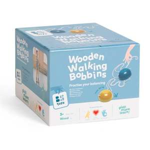 Joc de echilibru din lemn, BS Toys, Picioroange imagine