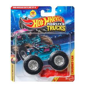 Masinuta Hot Wheels, Monster Truck, 1999 Nissan Skyline GT-R, JHY75 imagine