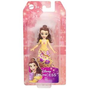 Papusa mini, Disney Princess, Belle, 9 cm, JBX50 imagine