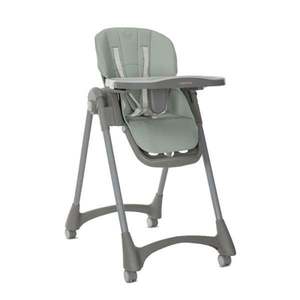 Scaun de masa, Lorelli Tummy Time, reglabil multiple pozitii, roti din silicon, Green imagine