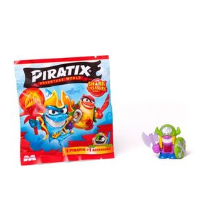 Figurina surpriza cu accesoriu, Piratix, Shark Treasure imagine