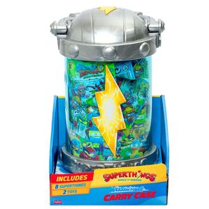 Set 8 figurine si 2 jucarii, SuperTings, Kazoom Power, Carry Case imagine