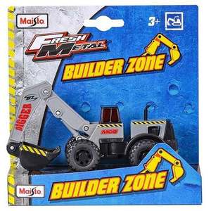 Masinuta de constructie Maisto, Excavator, Gri imagine