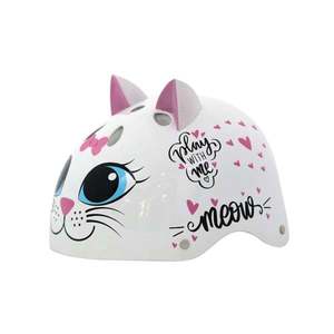 Casca de protectie, Street Jam, Kitty Cat, Marimea S, Alb imagine