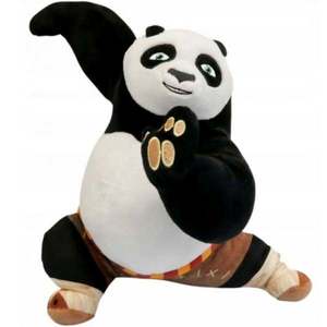 Jucarie de plus, Whitehouse Leisure, Kung Fu Panda in actiune, 26 cm imagine