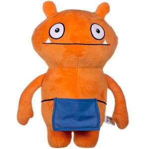 Jucarie de plus, Play by Play, Wage, Ugly Dolls, Portocaliu, 24 cm imagine