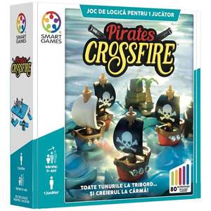 Joc de logica cu 80 de provocari, Smart Games, Pirates Crossfire imagine
