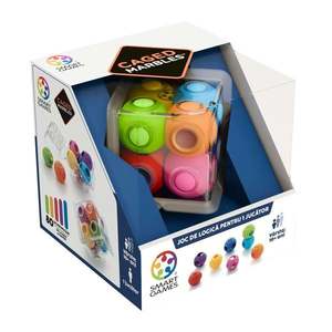 Joc de logica cu 80 de provocari, Smart Games, Caged Marbles imagine