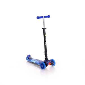 Trotineta cu 4 roti si leduri Lorelli Rapid, Blue Cosmos imagine