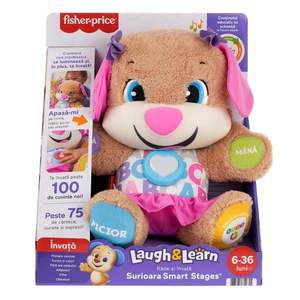 Jucarie de plus interactiva, Fisher Price, Laugh And Learn, Catelusa Sis, FPP92 imagine