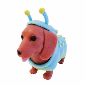 Mini figurina, Dress Your Puppy, Dachshund in costum de omida, S1 imagine