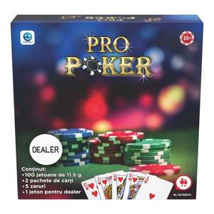 Joc de societate, Smile Games, Pro Poker, 100 jetoane imagine