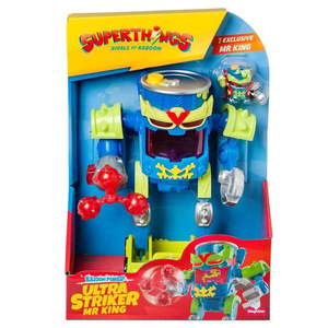 Robot cu figurina, Superthings, Ultra Striker Mr King imagine