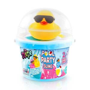 Set de joaca cu slime, So Slime DIY, Duck Pool Party, Galben imagine