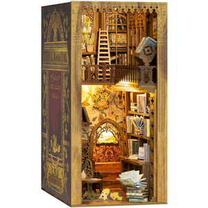 Book Nook. Puzzle 3D - Cotor de carte DIY - Eternal Bookstore | Robotime imagine