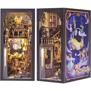 Book Nook. Puzzle 3D - Cotor de carte DIY - The Nebula Rest Room | Robotime imagine