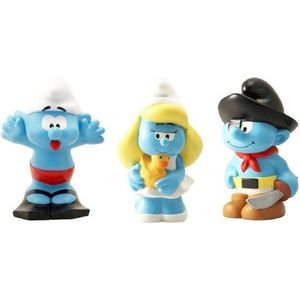 Set 3 Figurine - The Smurfs Eveil | Plastoy imagine