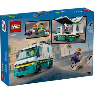 LEGO City - Ambulanta de urgente (60451) | LEGO imagine