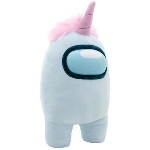 Jucarie de plus - Among Us: White Crewmate (with Unicorn Hat) | Yume imagine