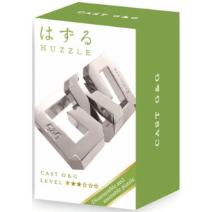 Puzzle mecanic - Mini Huzzle G&G - Silver | Hanayama imagine