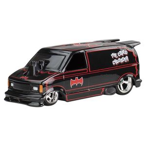 Masina metalica - Hot Wheels Pop Culture - Batman - Chevy 1985 Astro Van | Mattel imagine