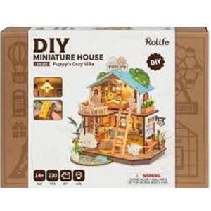 Puzzle 3D - Minicasuta - Vila Catelusilor | Robotime imagine