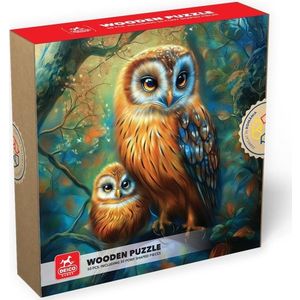 Puzzle 50 piese - Bufnita | Deico Games imagine